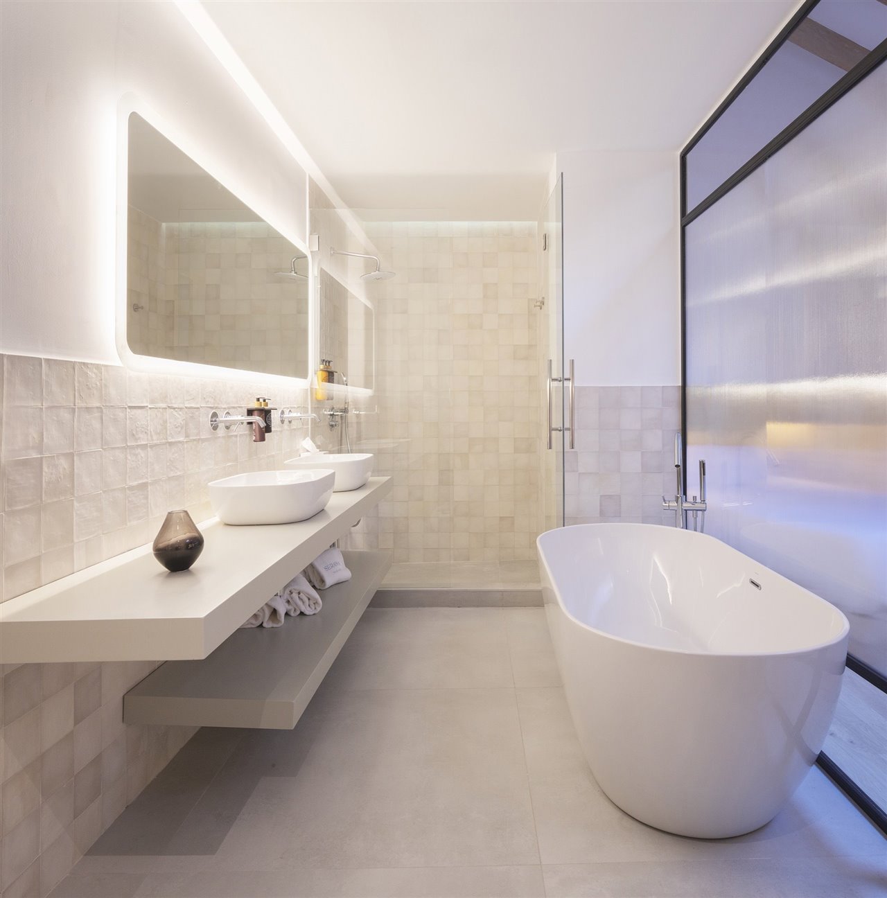 Los baños aseguran condiciones inmejorables de eficiencia energética y máximo confort.