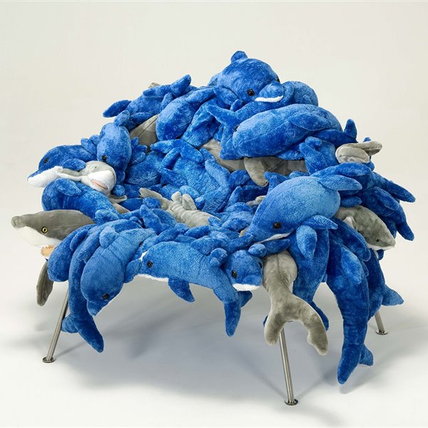 design miami Dolphins and Sharks Banquete Chair by Fernando and Humberto Campana at Friedman Benda