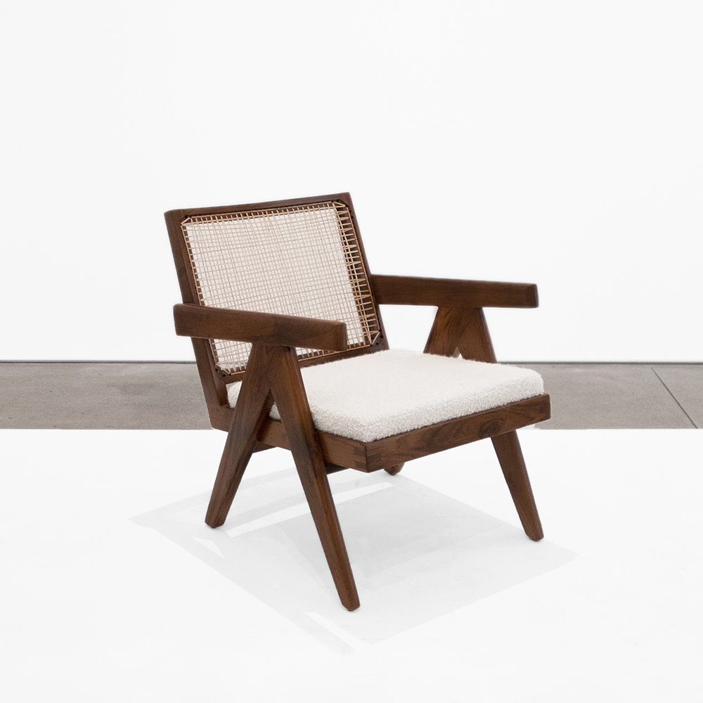 design miami Low Lounge Chair by Pierre Jeanneret at Peter Blake Gallery