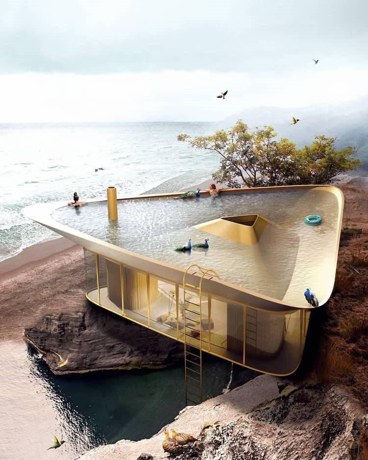 vista-de-pajaro-de-la-summer-house-donde-se-aprecia-la-impresionante-piscina 40800fce 750x938. Si eres amante del buen diseño