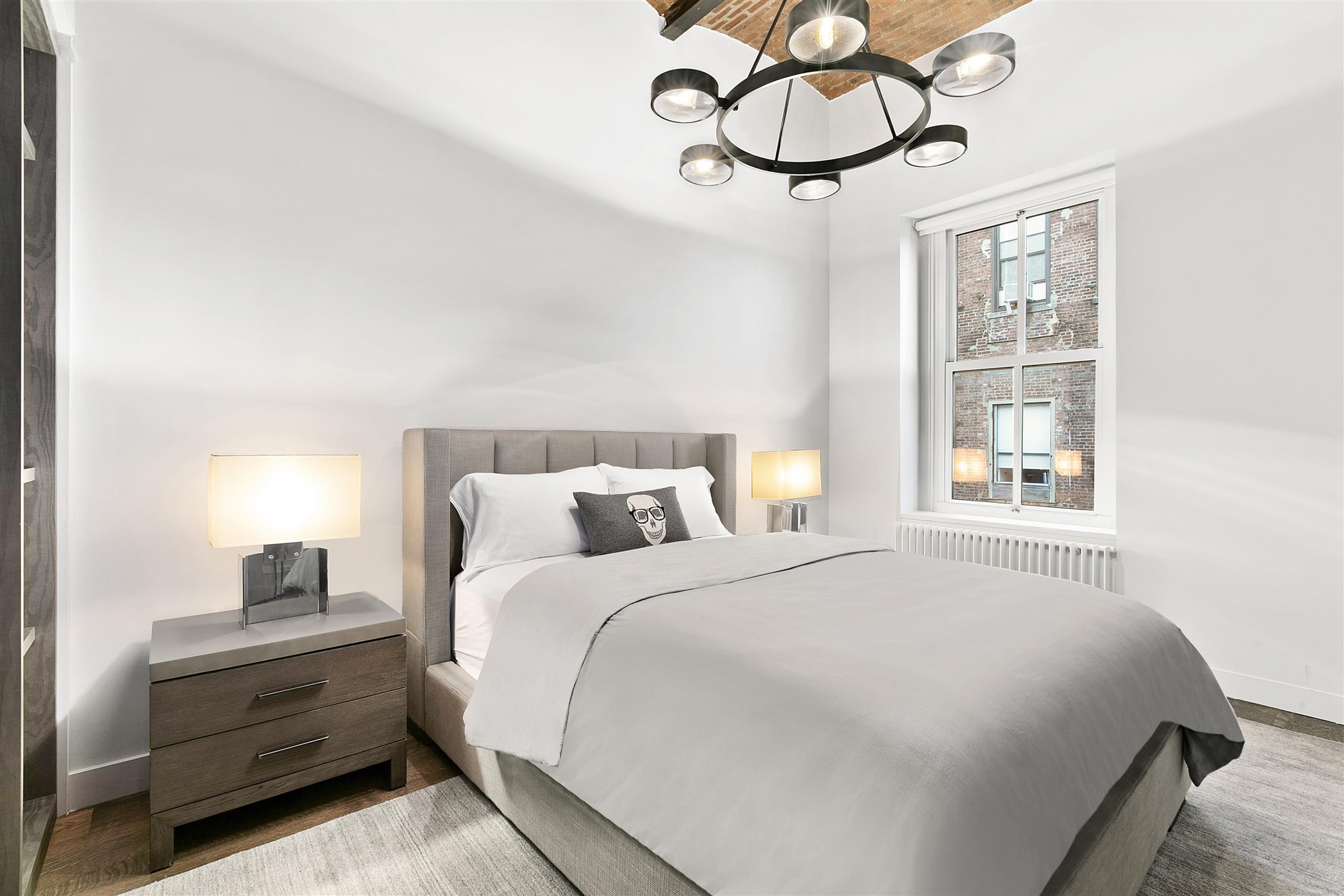 Dormitorio de la casa de la modelo Bella Hadid