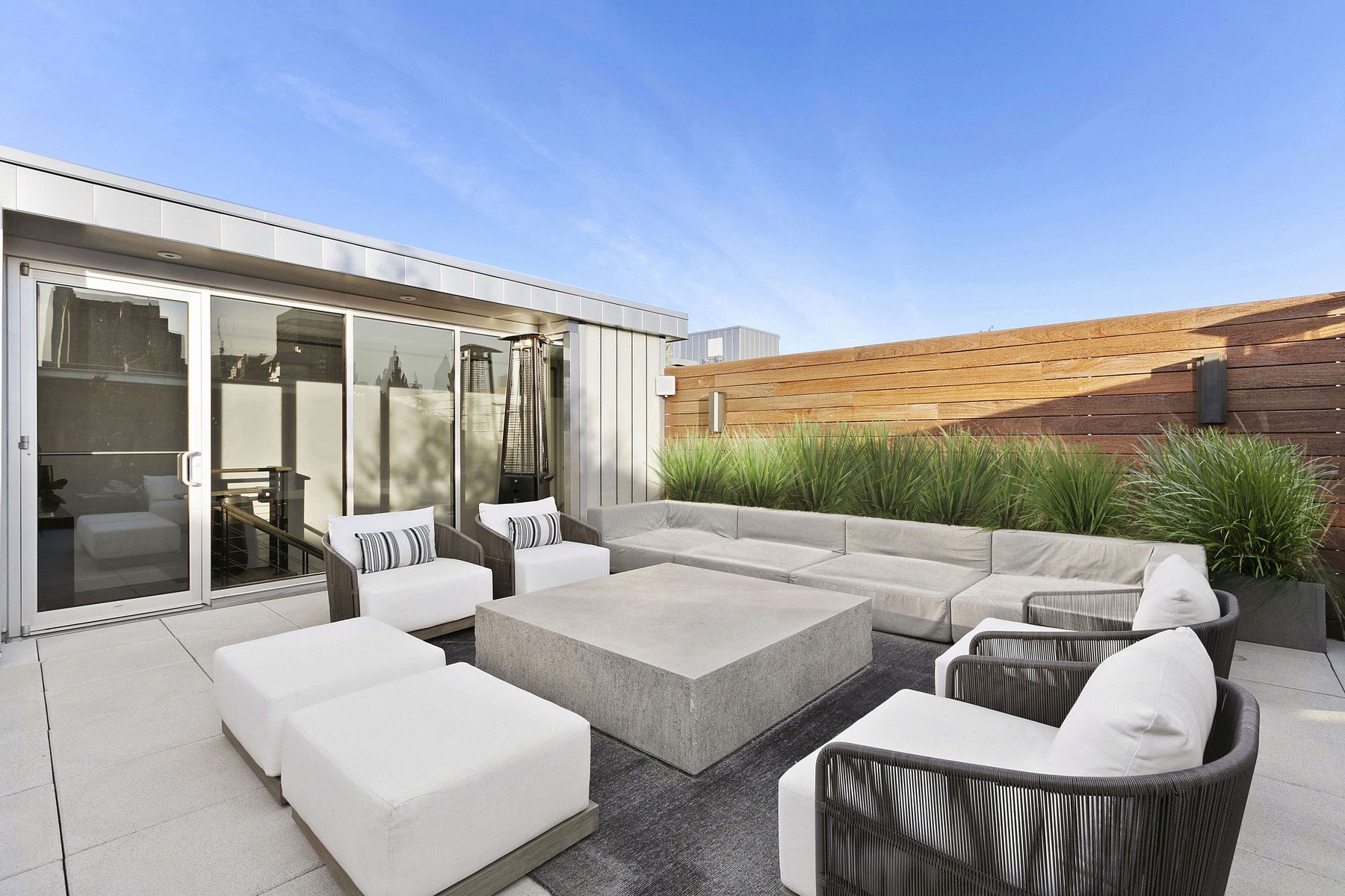 Terraza del apartamento de la modelo Bella Hadid