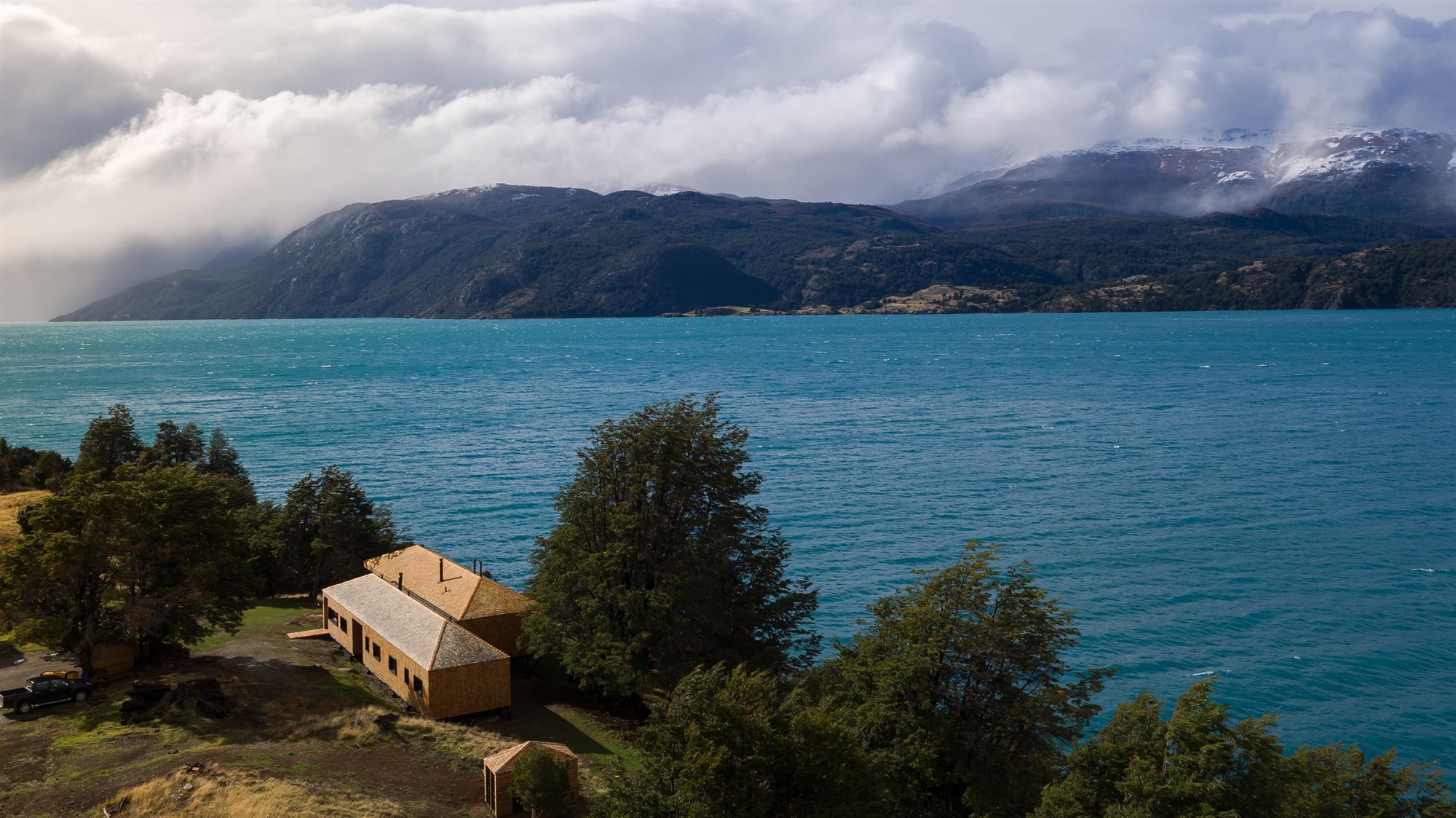 Casa prefabricada junto al mar