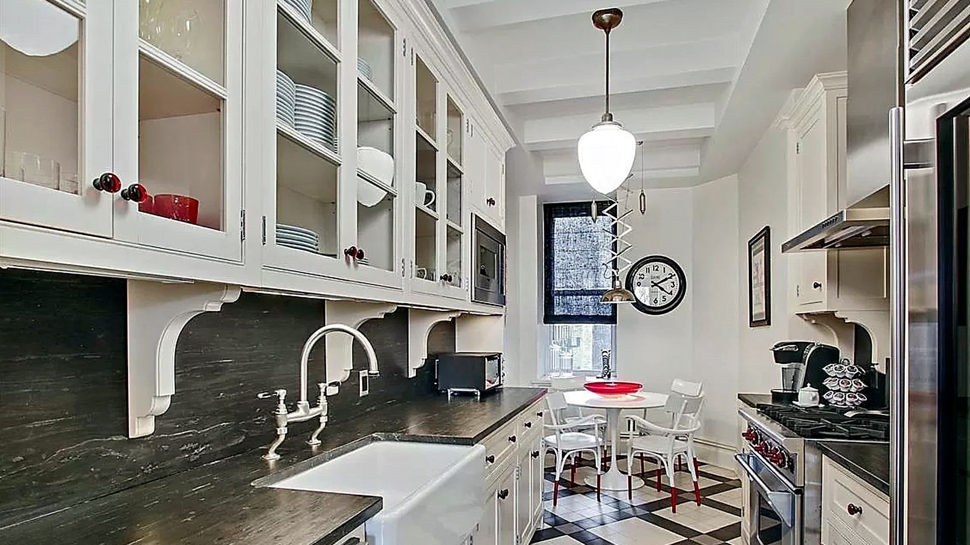 Cocina de la casa de Antonio Banderas en Nueva York