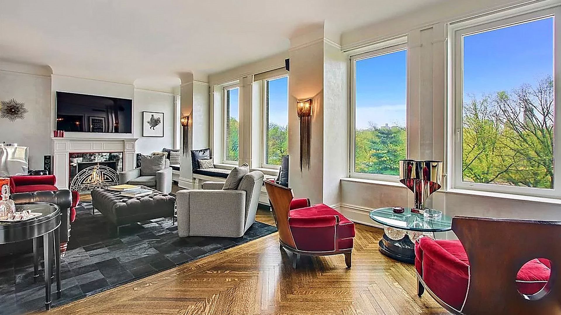 Salon de la casa de Antonio Banderas en Nueva York