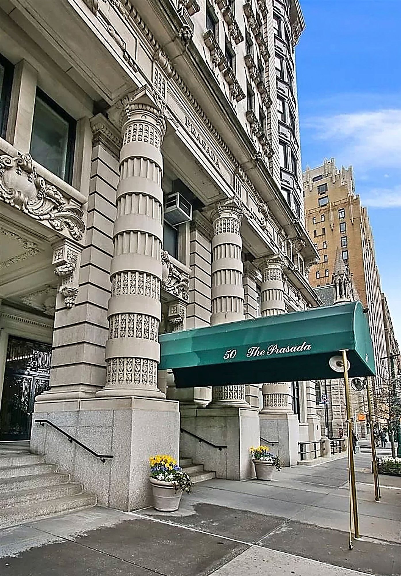 Vista desde la calle del apartamento de Antonio Banderas en Nueva York