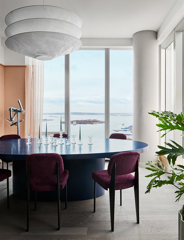 Mezcla de estilos y vistas espectaculares en este apartamento en Nueva York