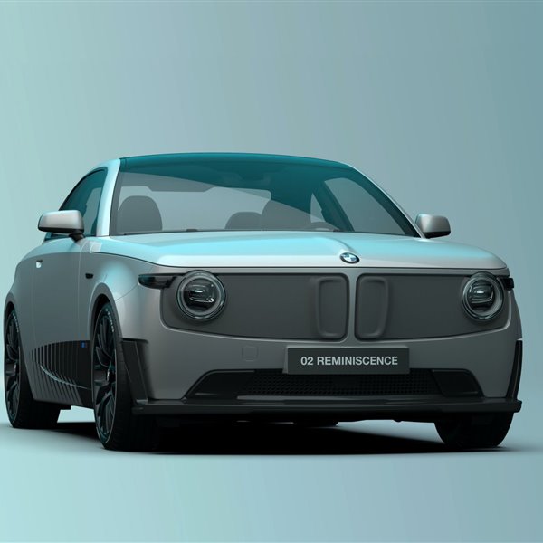 Diseño en Render del  coche de BMW por el artista david obendorfer
