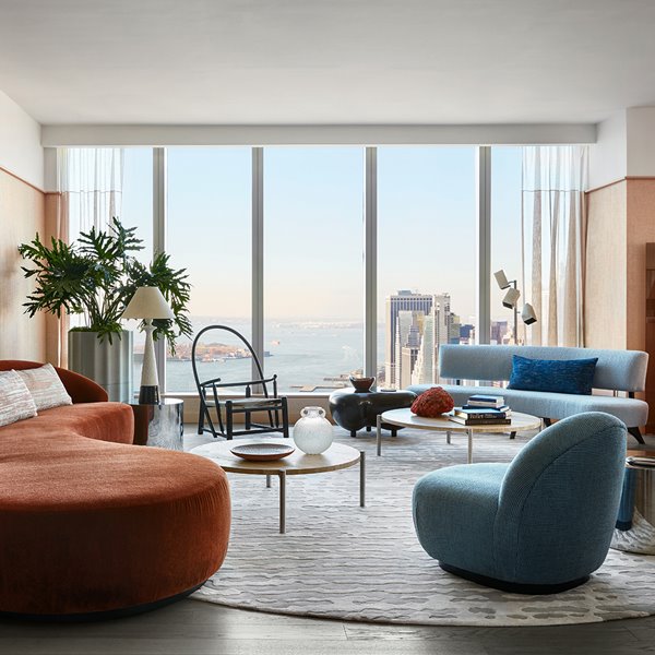 Mezcla de estilos y vistas espectaculares en este apartamento en Nueva York