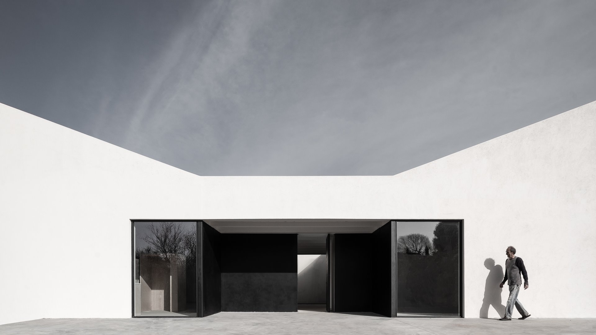Casa Gauses Ferrater Ohlab fachada color blanco