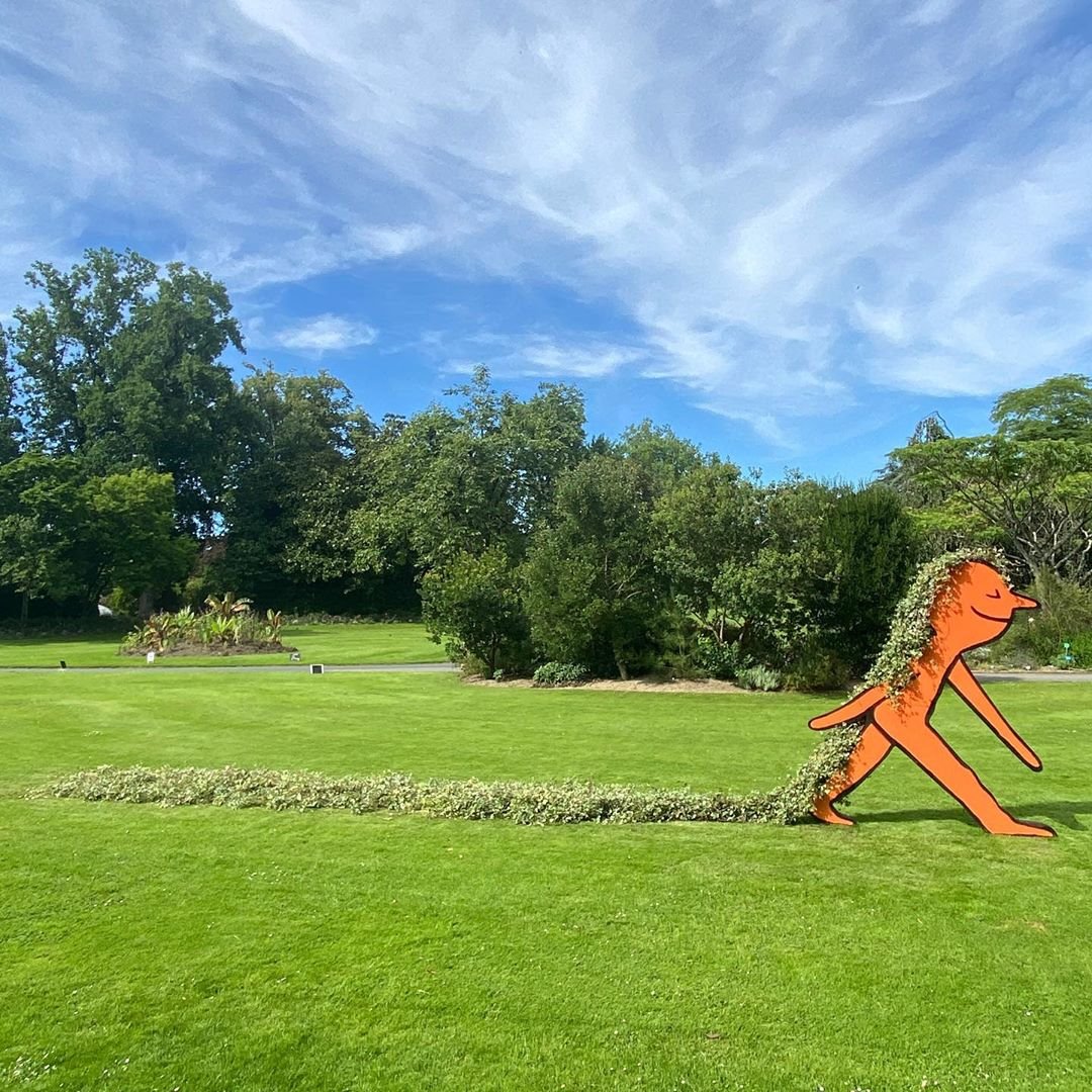 Felices y simpáticos, estamos seguros de que estas esculturas se convertirán en grandes protagonistas de las fotos de instagram de los visitantes a los jardines.
