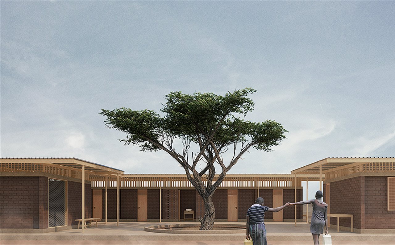 La perfecta integración de la arquitectura en la naturaleza (o al revés).