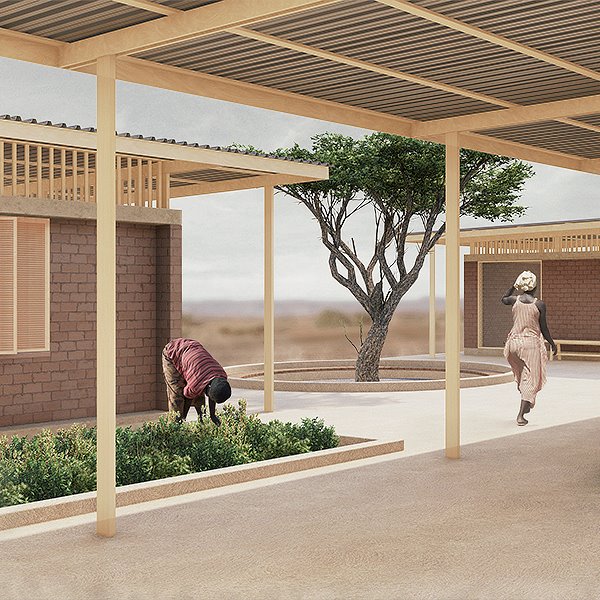 Un árbol es el protagonista de la construcción de esta casa en Brasil