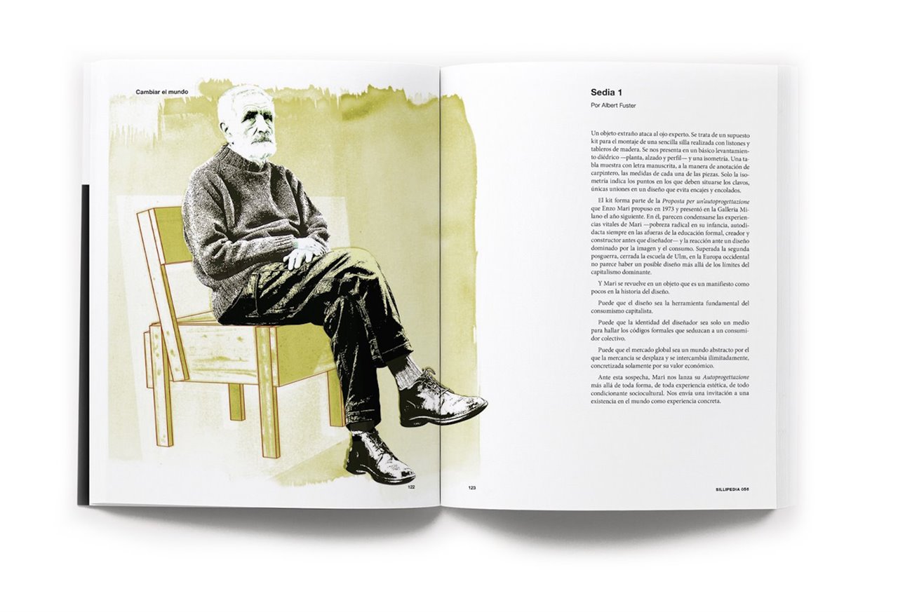 Enzo Mari democratizó el diseño poniendo al alcance de todos los diseños de sus sillas.