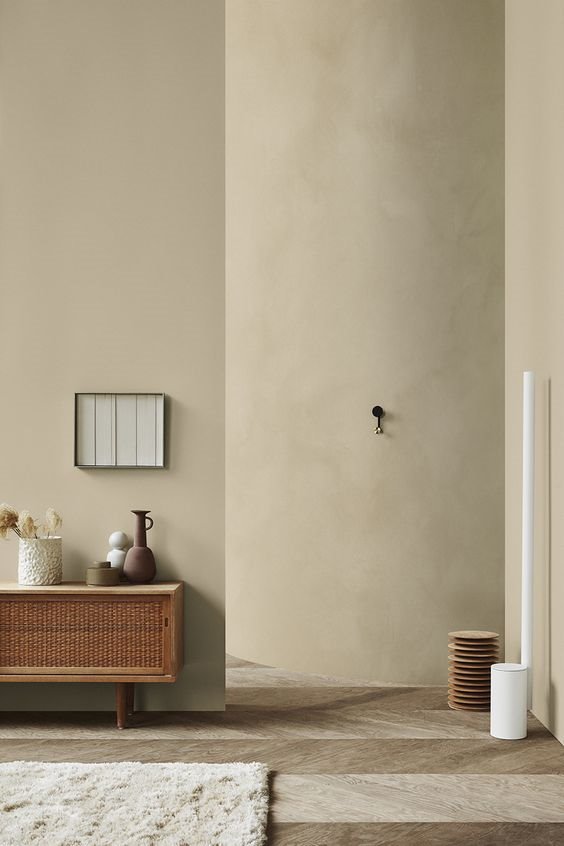 pared verde interior casa