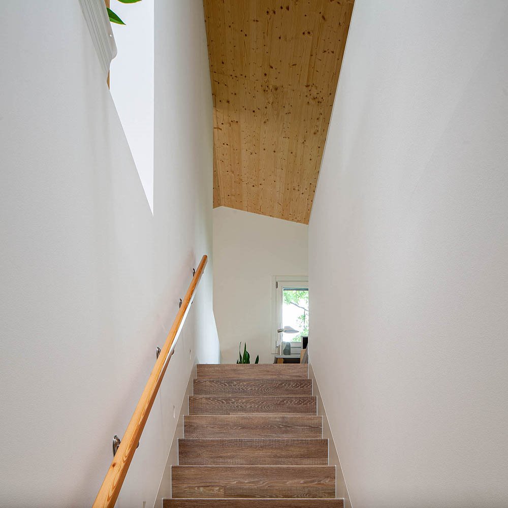 casa prefabricada house habitat escalera