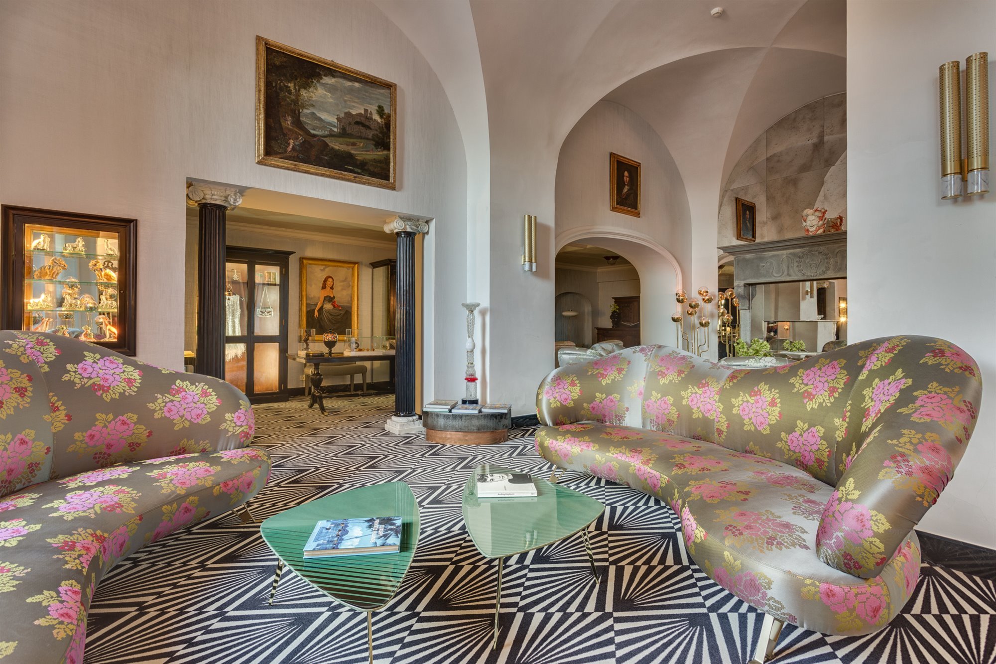 Hotel punta Tragara en Capri de lE Corbusier recepción