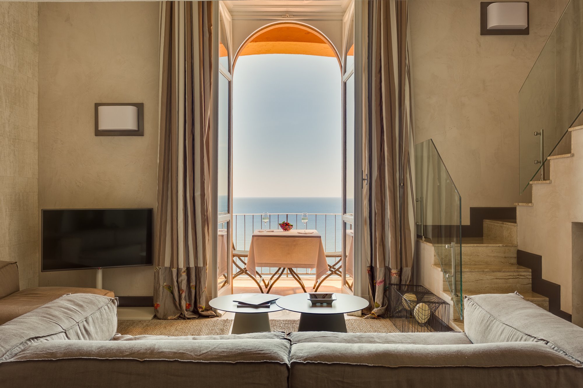 Hotel punta Tragara en Capri de lE Corbusier suite con vistas