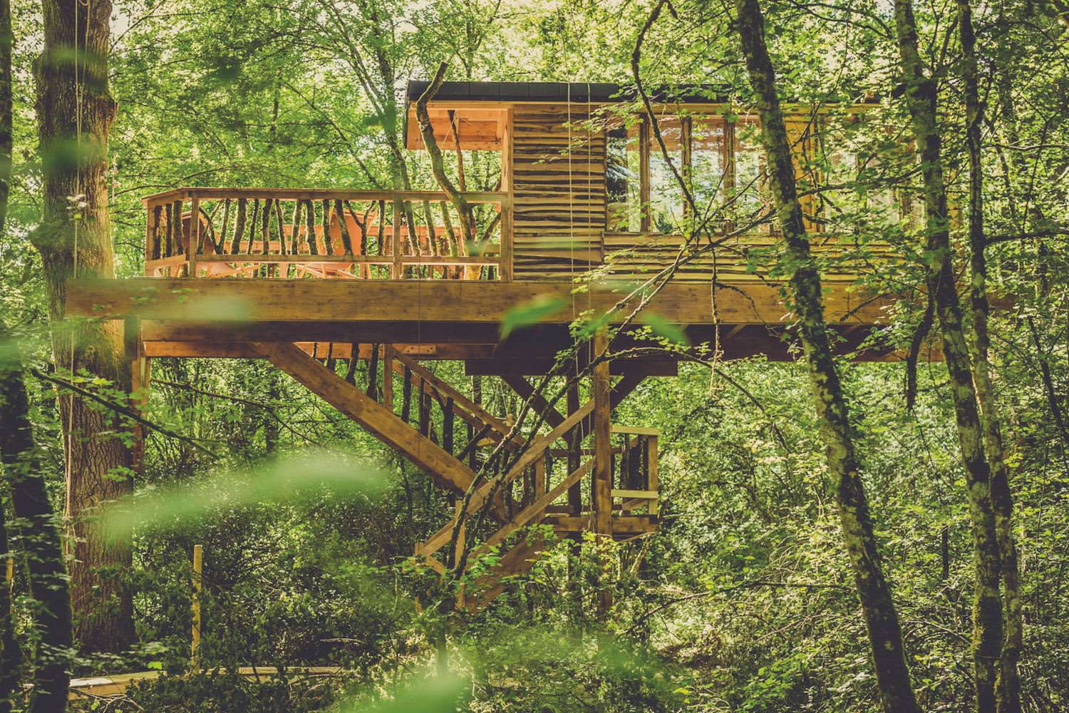 Cabañas en el parque nacional de Gorbea 3