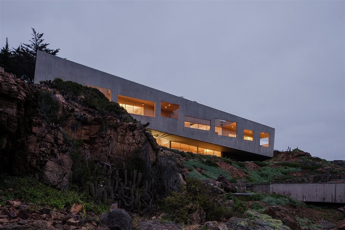 casa de hormigon en Chile