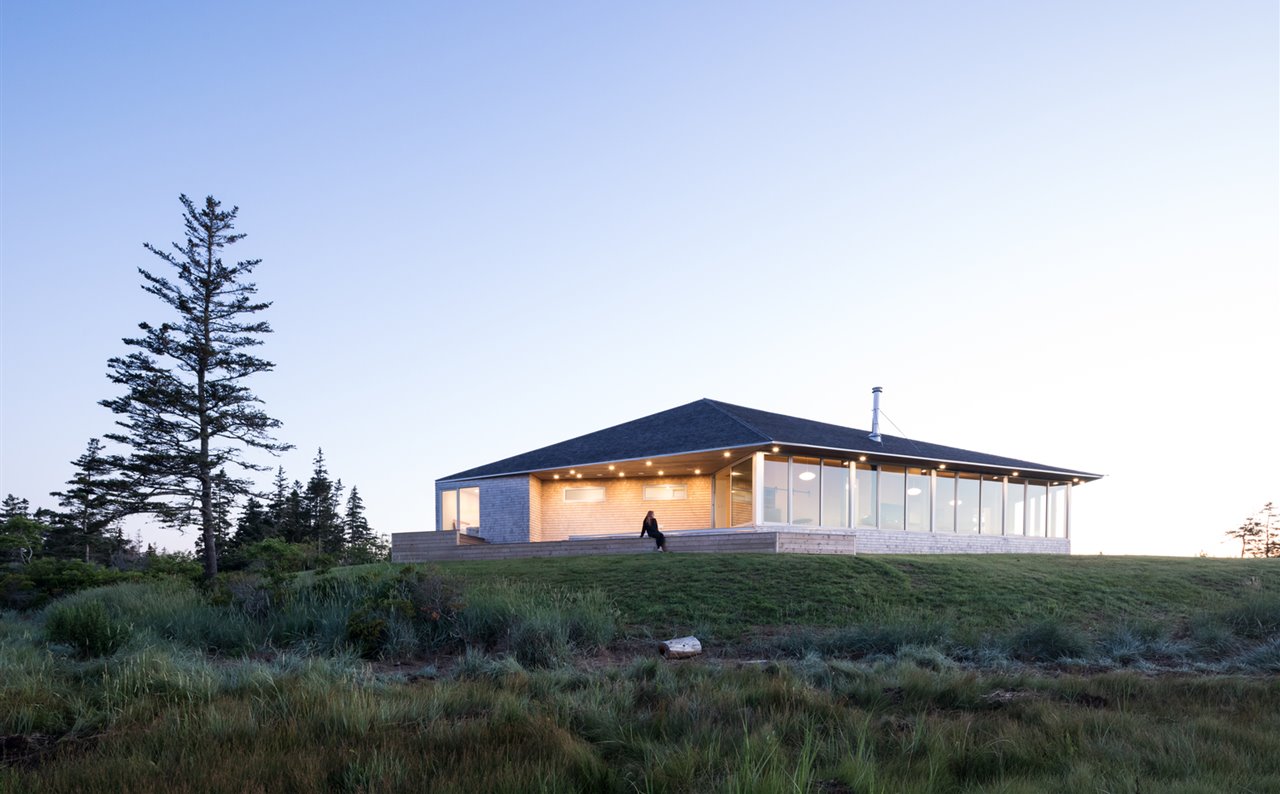 Casa de pescadores en Canadá