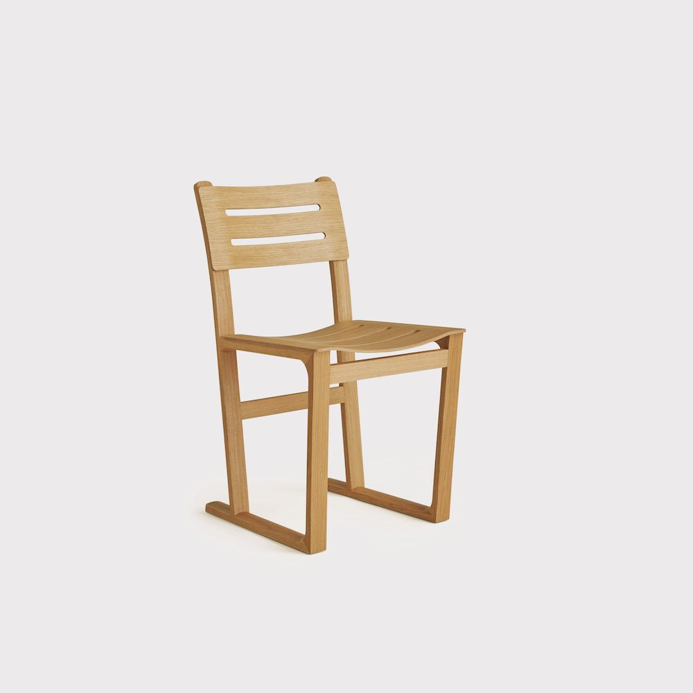 Silla de madera de la nueva colección de Hermes