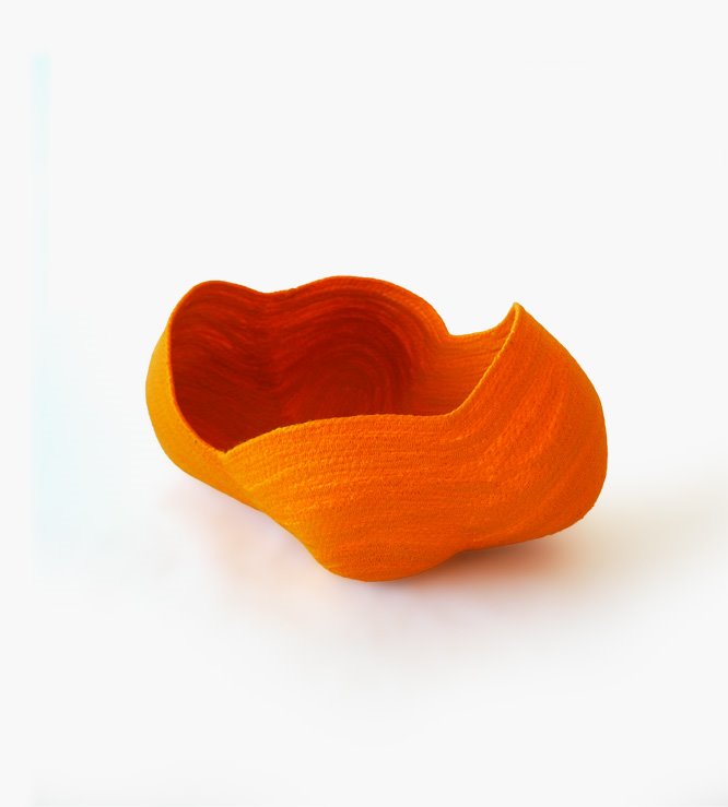 Piezas de mimbre de Elsur. A rope in the shape of a vessel, de Elsur