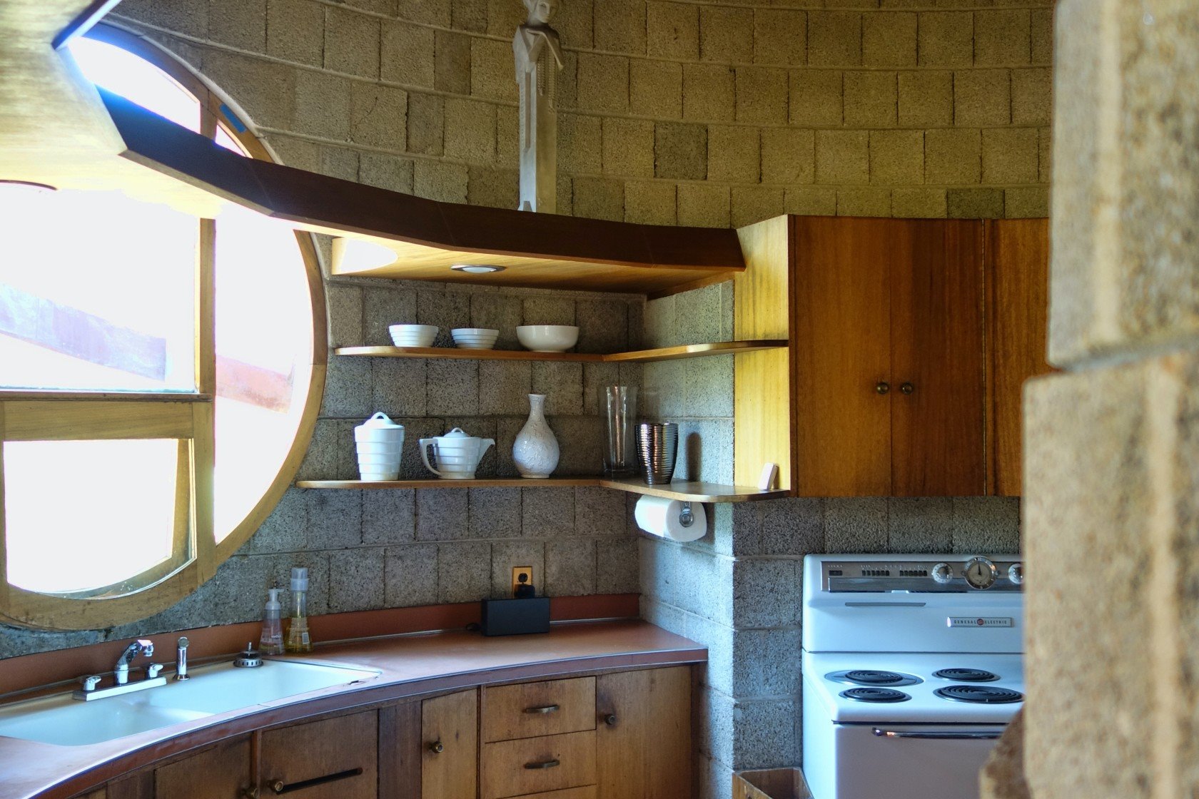 Cocina Casa del hijo de Frank Lloyd Wright en Espiral