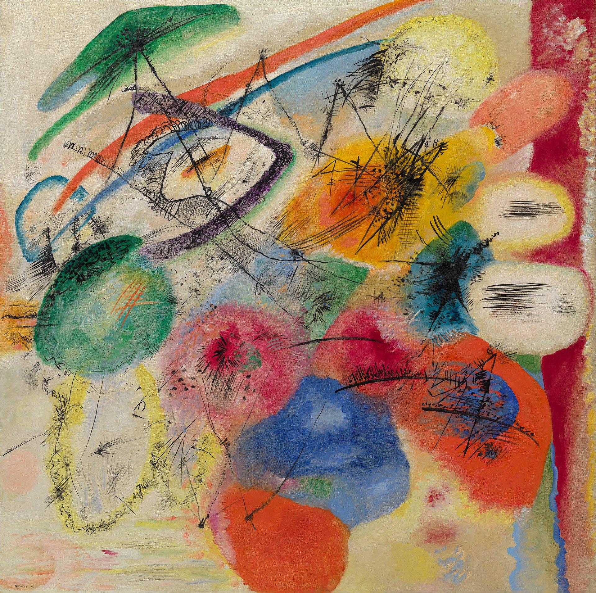 Kandinsky, en  el Guggenheim de Bilbao