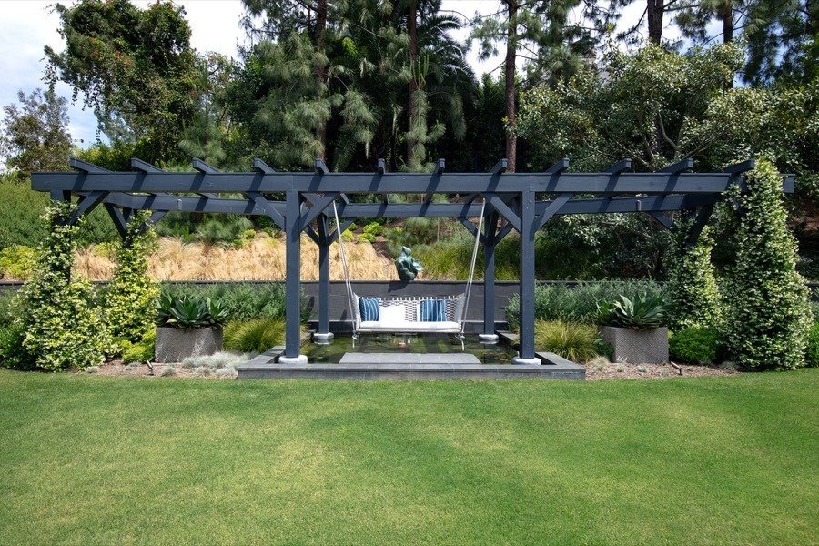 Columpio jardin casa Justin Bieber y Hailey Baldwin