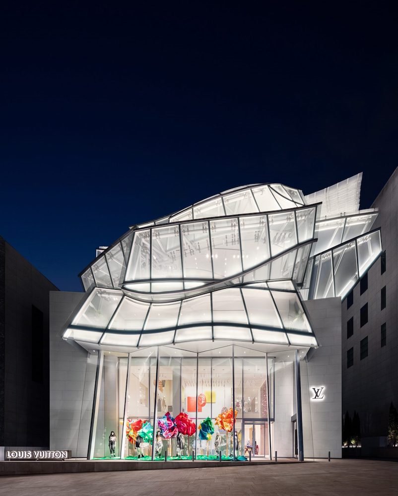 curiosidades frank gehry seul louis vuitton
