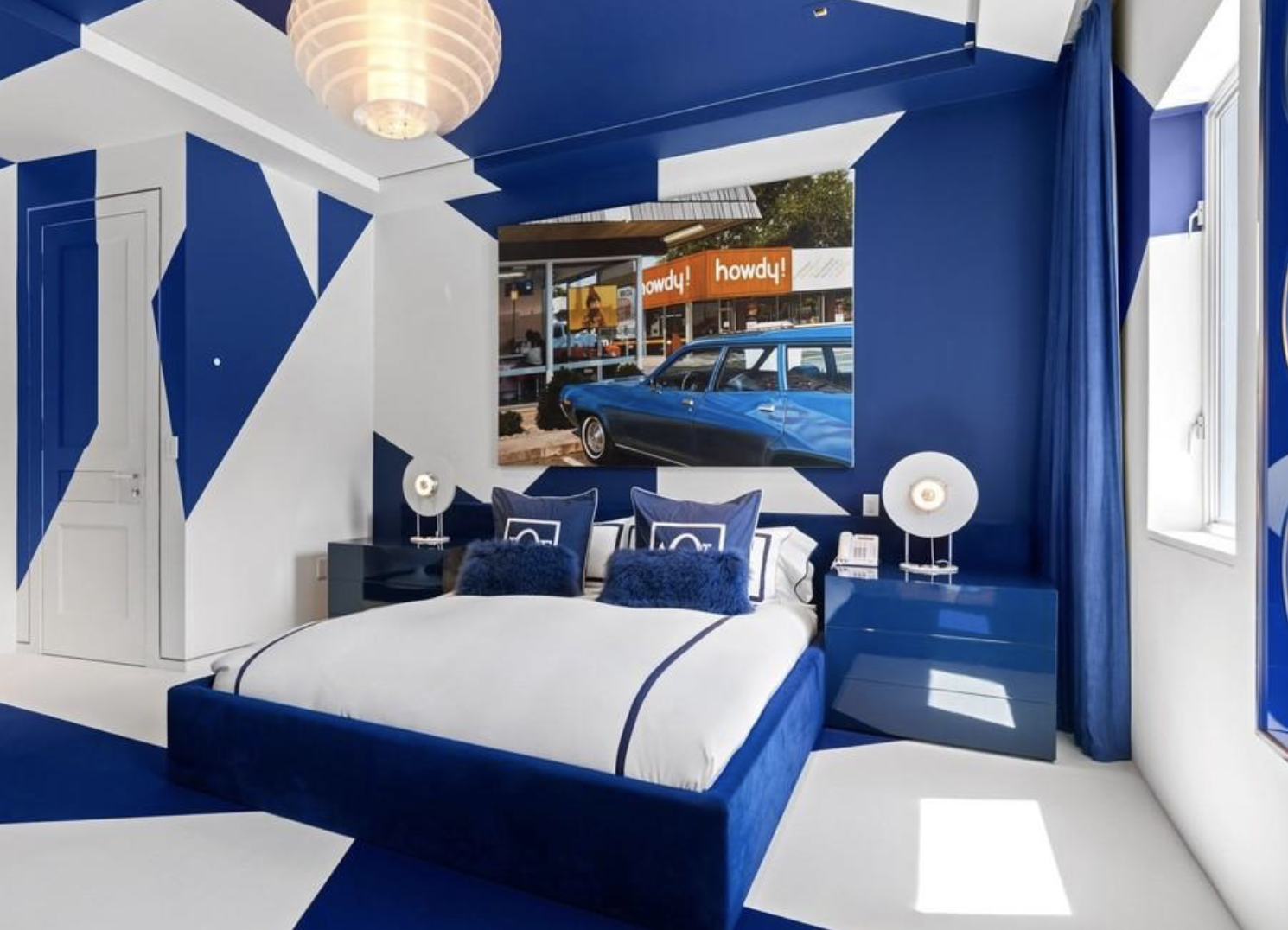 Casa Tommy Hilfiger dormitorio en color azul