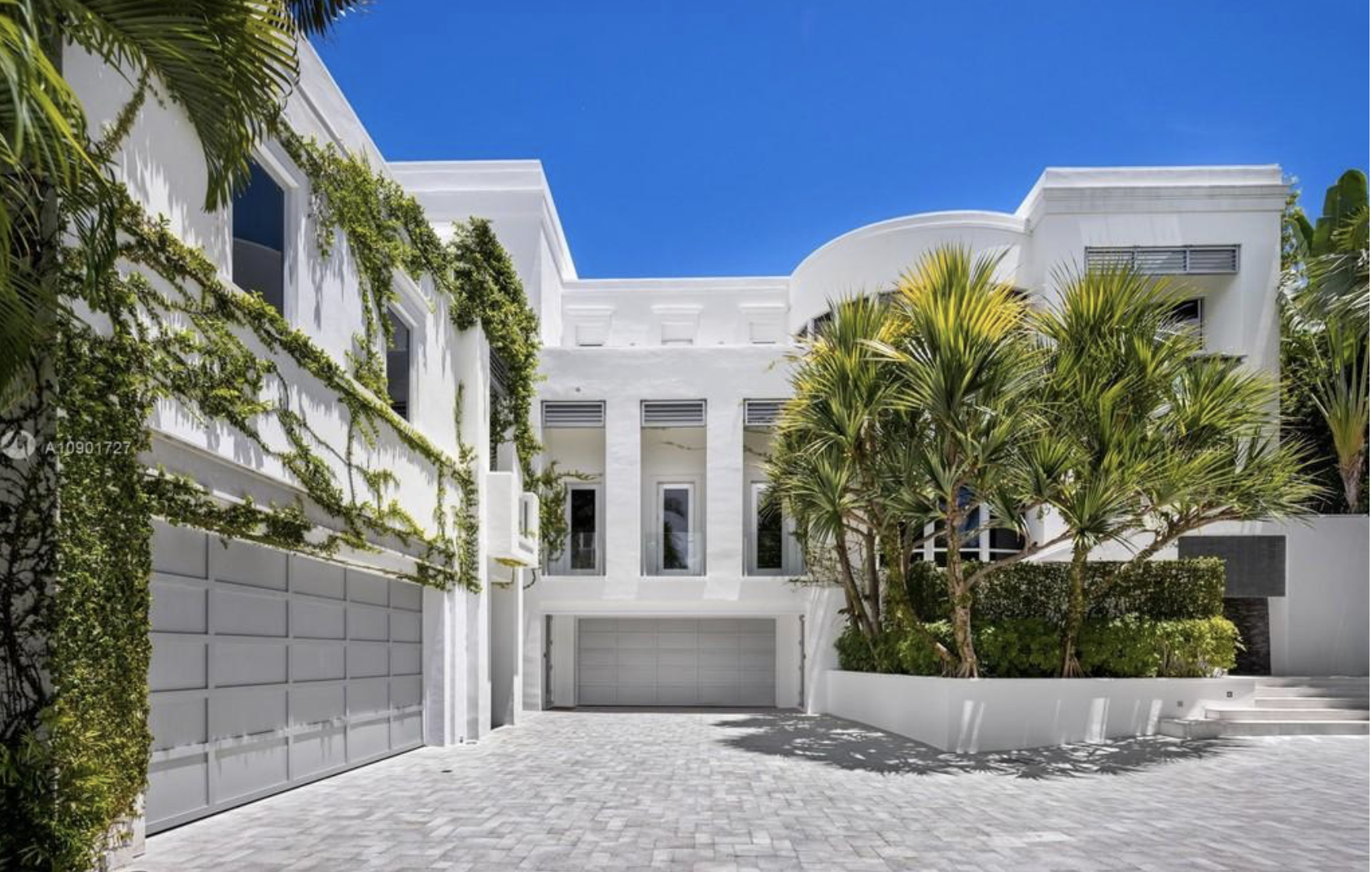 Casa Tommy Hilfiger entrada con palmetras