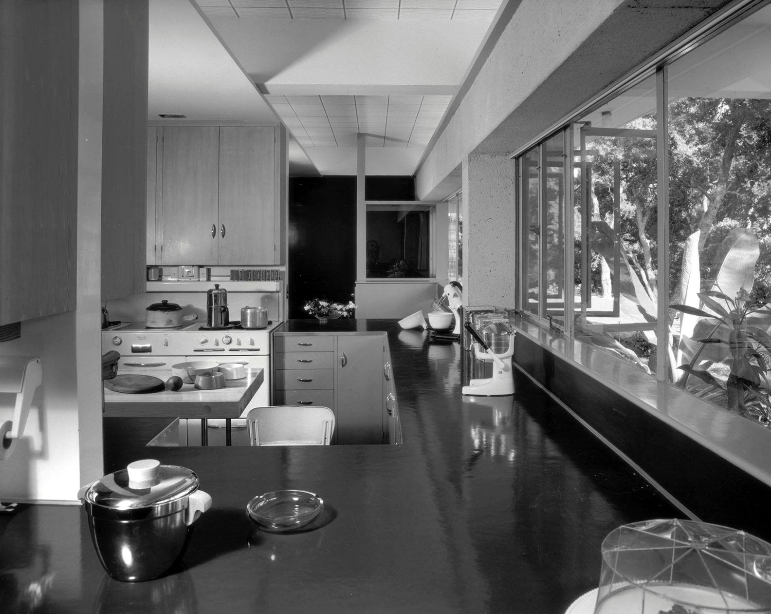 Cocina Casa en Montecido california diseñada por Richard Neutra