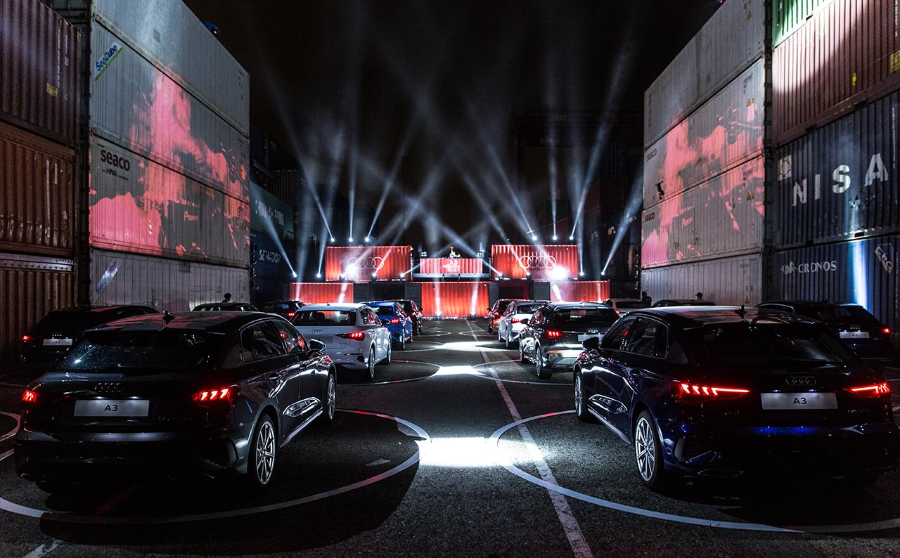 La Terminal Port Nou de Barcelona, escenario de la presentación del nuevo Audi A3 Sportback