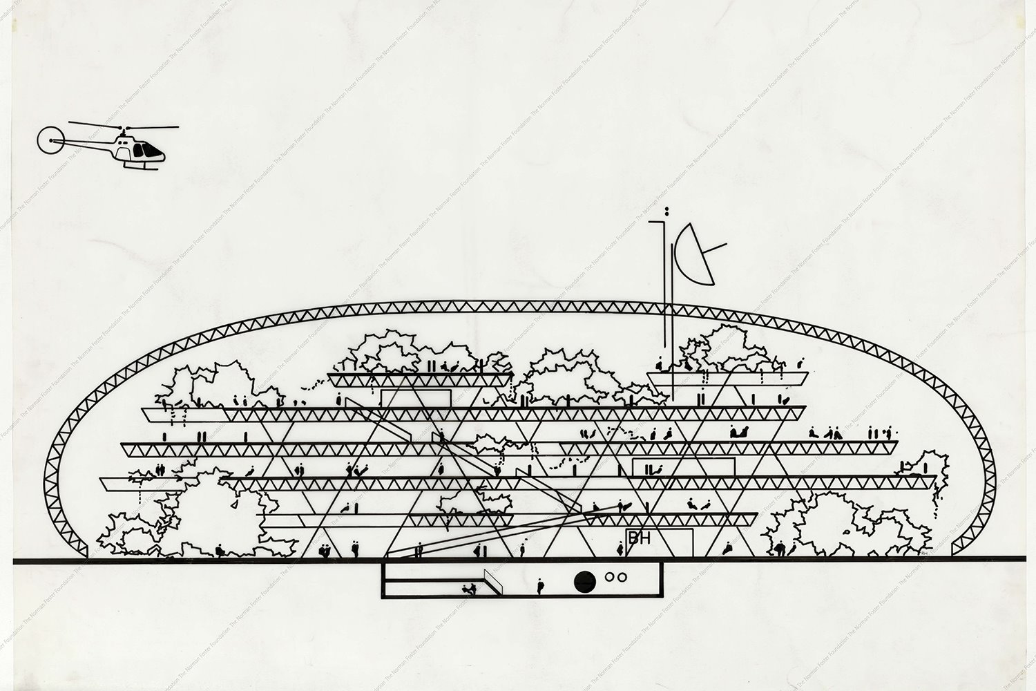  buckminster fuller 1971, Fuller and Foster Climatroffice