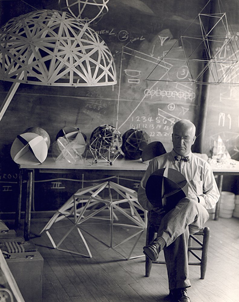 Hazel Larsen Archer, Buckminster Fuller at BMC - 1948