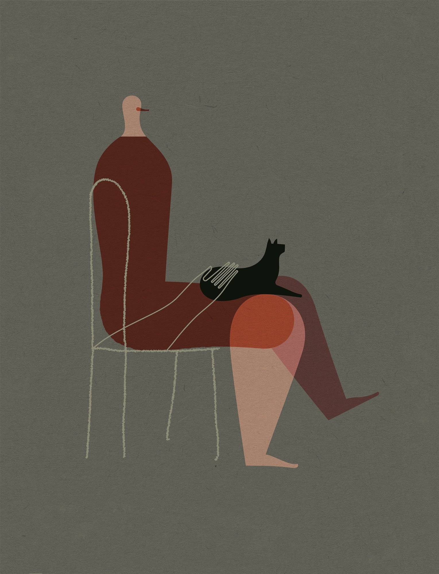 Ilustracion de Juarez Casanova al claustre