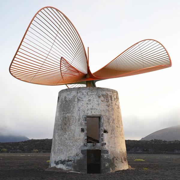 molinoptere molino de viento de Vincent Leroy en Lanzarote instalacion 2