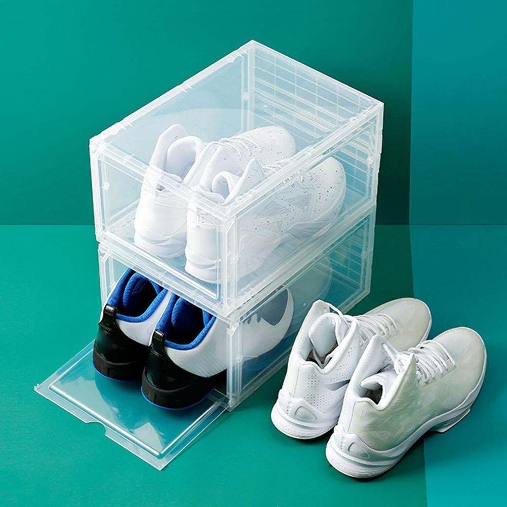 Cajas apilables de plastico para guardar los zapatos