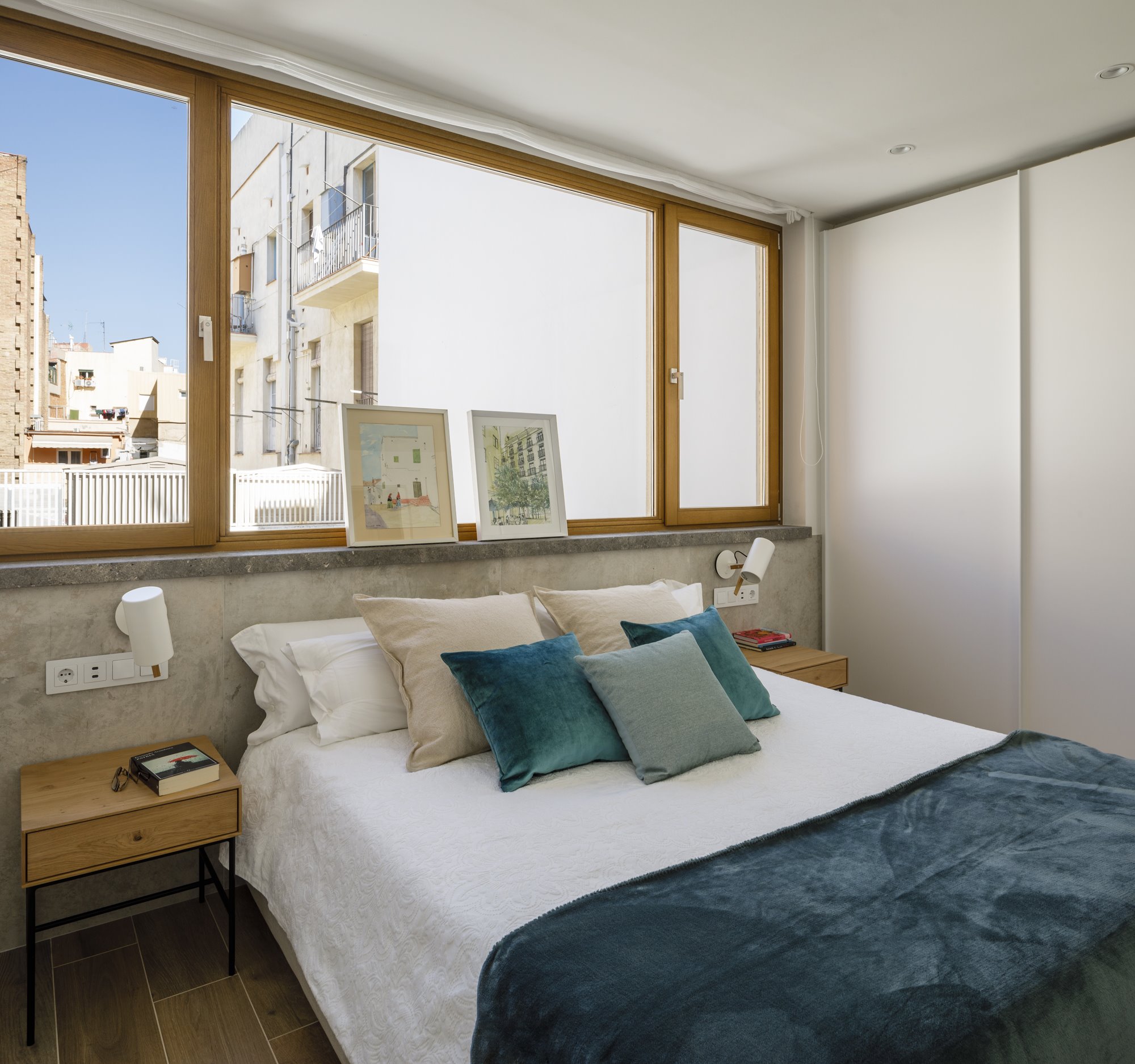 Dormitorio atico en Barcelona