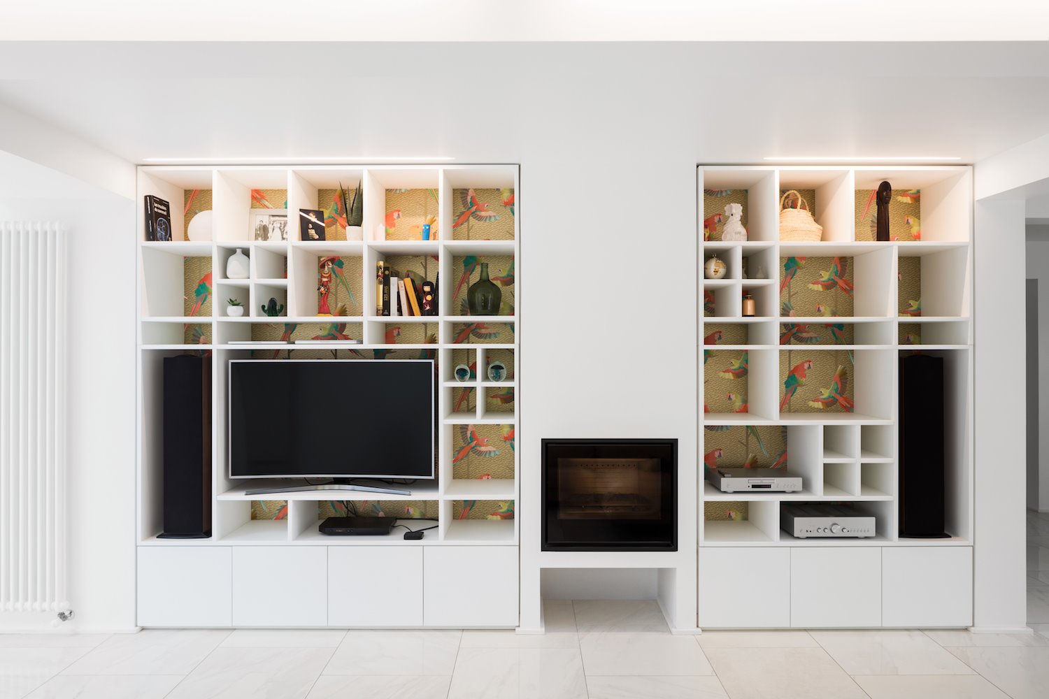 Mueble hecoh a medida para la televisión