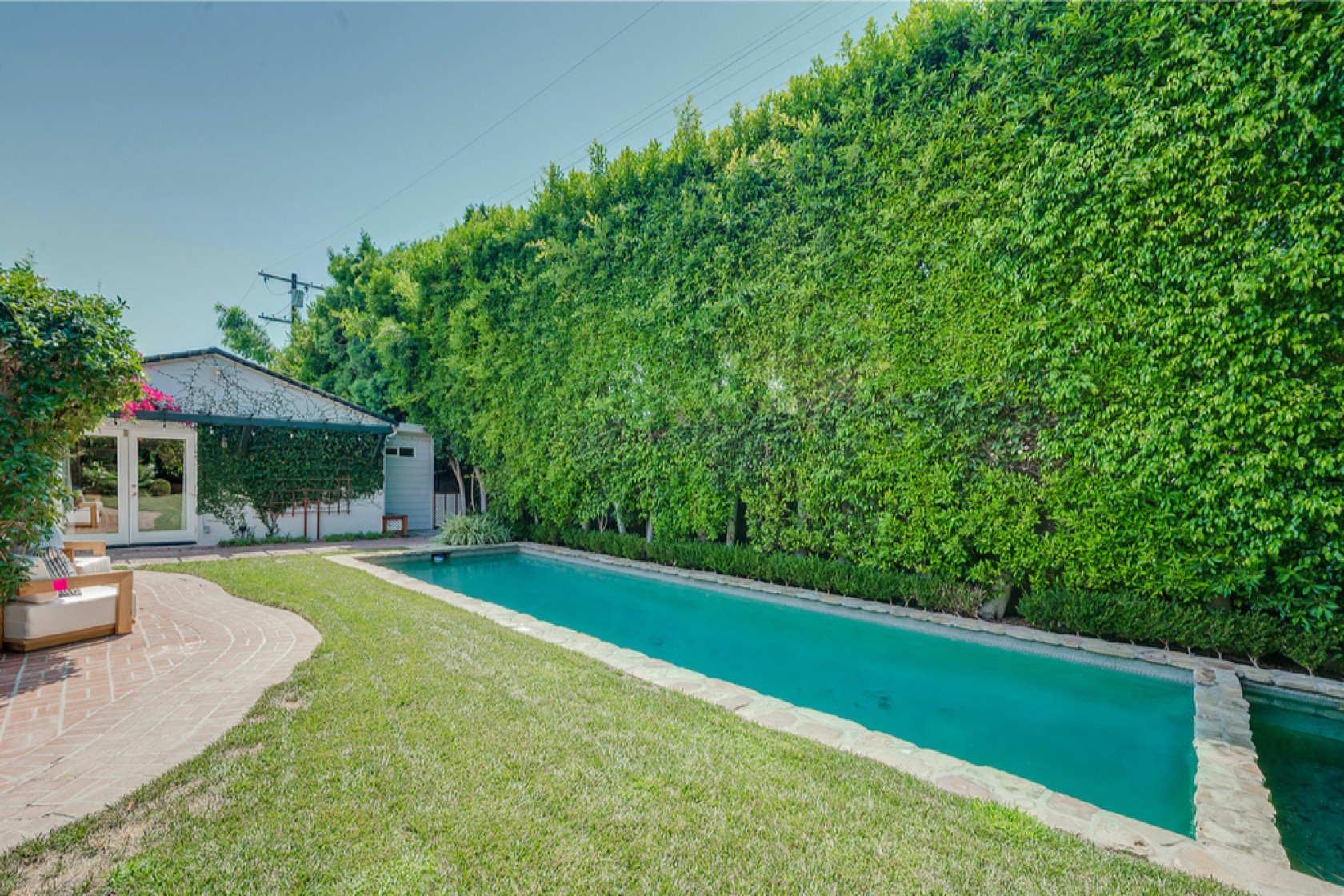 Piscina de la casa de Selena Gomez