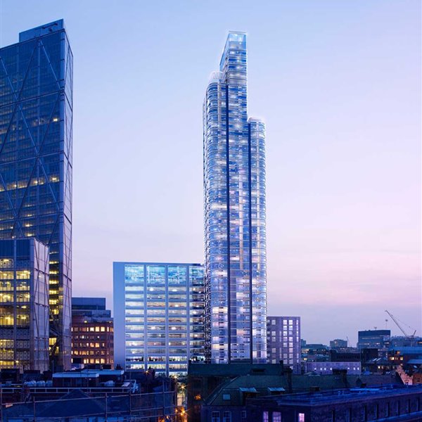 Norman Foster: así es su primer rascacielos de apartamentos de lujo en Londres