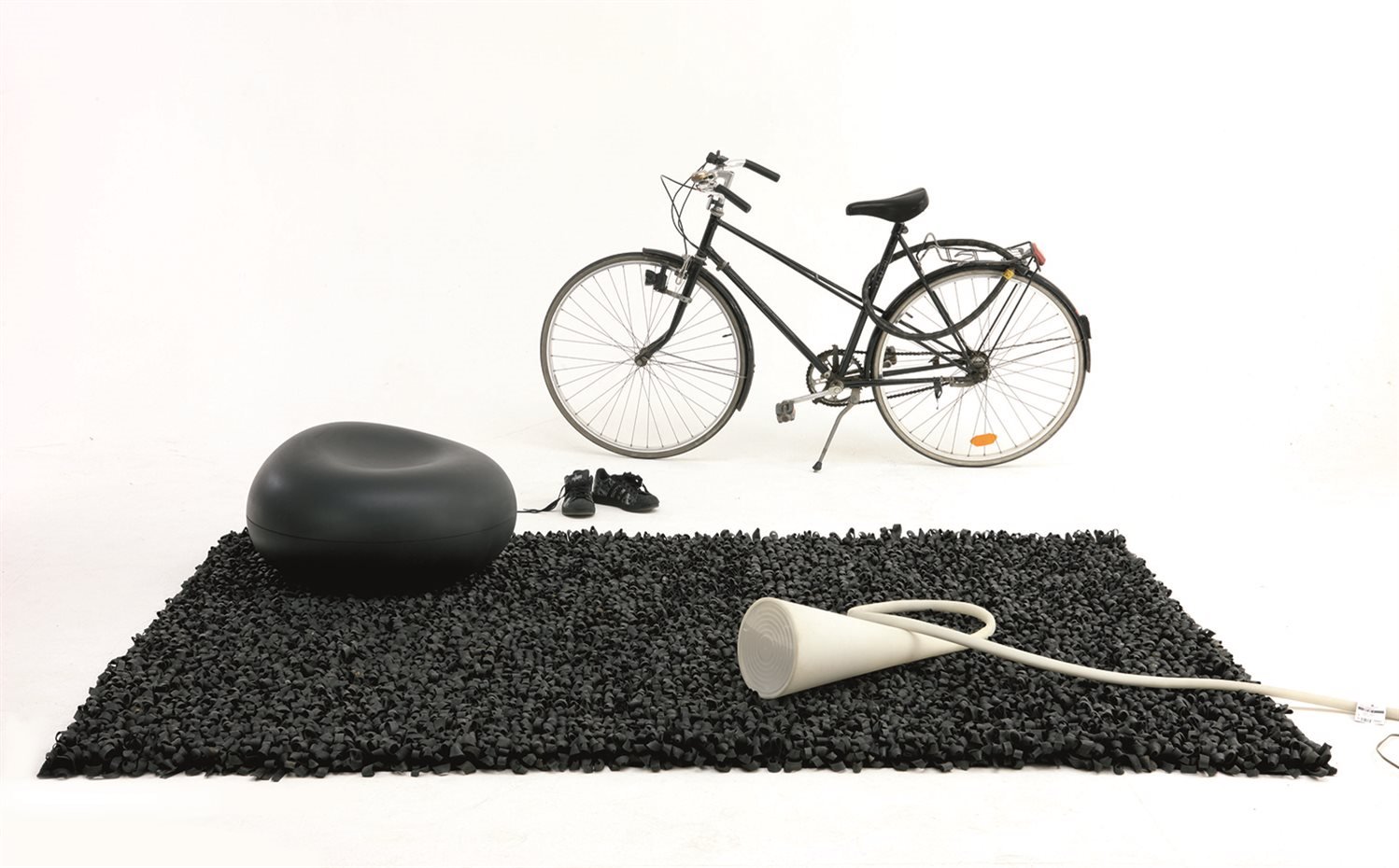 Reciclar residuos Alfombra Bicicleta, de Nanimarquina
