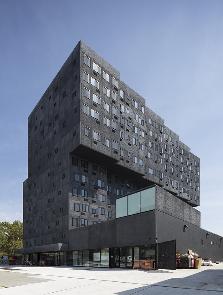 Edificio de viviendas sociales Sugar Hill en Harlem, Nueva York.