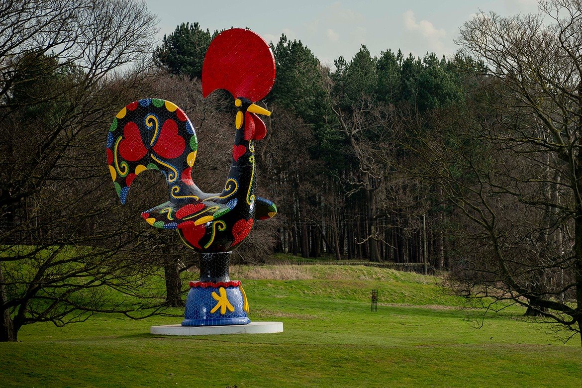 Joana Vasconcelos en el Yorkshire Sculpture Park 