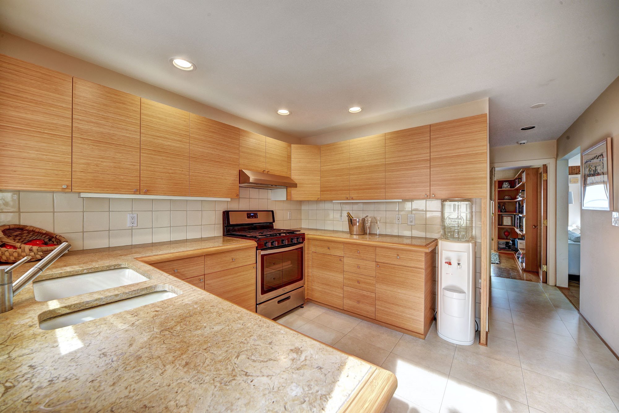 casa de Samanta de Sexo en Nueva York en los Hamptons cocina de madera