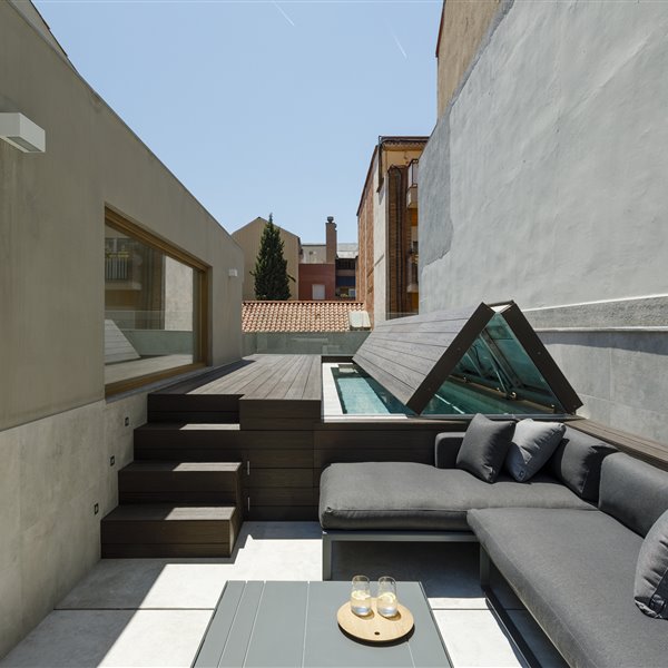 Atico con piscina en barcelona