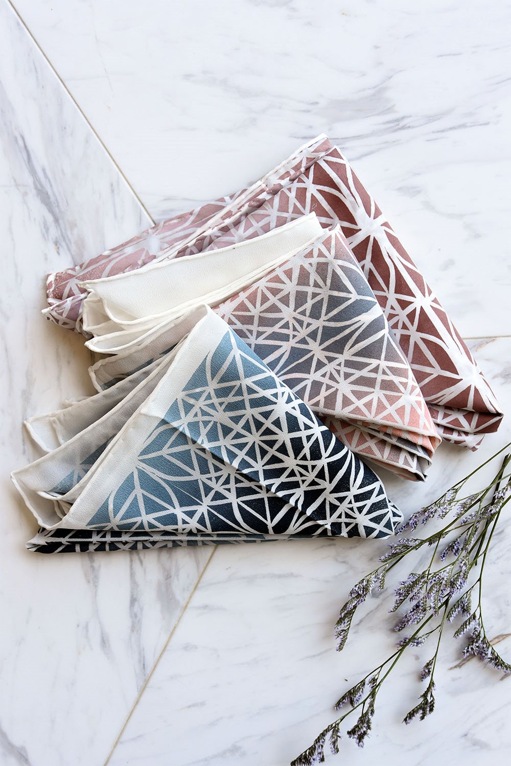 Paños de cocina hechos con block printing estampado de la india manualidades